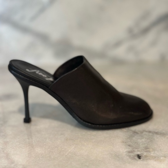 Free People New in Box Women's Leila Black Heeled Mules- Size 39 - Picture 6 of 12